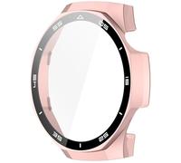 Lerpwige 46 mm Montre connectée Coque rigide PC et verre Pare-chocs Installation facile Housses de protection de montre Facile à utiliser pour la montre 5