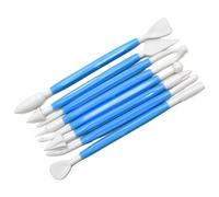 Lerpwige 8pcs Fondant À Gâteau Gâteau Outil Moule À Gâteau Scrapper Gâteau Outil Modélisation d'argile À Double Fin Outil Sculpture Facile À Utiliser