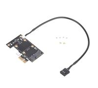 Lerpwige Adaptateur PCIe miniature universel vers carte de conversion de petite taille, construction durable, idéal pour les postes de travail et les jeux vidéo