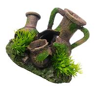 Lerpwige Aquariums Paysage Artificiel Vieux Crock Fish Tanks Aménagement Paysage Pour Élevage de Crevettes Ornements Paysage Artisanat