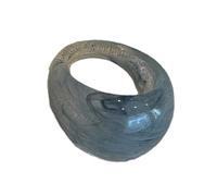 Lerpwige Bague large bande colorée en résine épaisse pour femme - Empilable - Accessoires de collection artistique, taille unique, Comme décrit, Comme décrit.