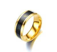 Lerpwige Bagues élégantes avec reconnaissance intelligente de la température Bijou étanche pour un usage quotidien et des occasions spéciales Unisexe, Comme décrit