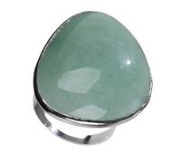 Lerpwige Bagues en Cristal Styles Minimalistes Modernes Bijoux de Mode Quotidien pour Adolescents Adultes Unisexe Pierre de Guérison Spirituelle Bague en Cristal Naturel, Comme décrit