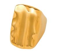 Lerpwige Bagues pratiques et robustes en acier inoxydable avec cristaux élégants pour les femmes tendance qui recherchent des tenues individuelles