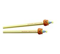 Lerpwige Baguettes robustes en alliage de métal avec revêtement anti-revêtement, vaisselle à thème pour enfants, adultes, réunions de famille, ustensiles de cuisine en alliage