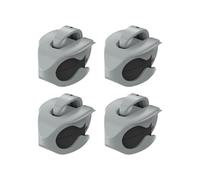 Lerpwige Bâtons de pêche de voyage avec porte-crochets, pinces réglables, fixations de cannes à pêche