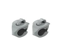 Lerpwige Bâtons de pêche de voyage avec porte-crochets, pinces réglables, fixations de cannes à pêche