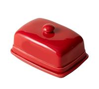 Lerpwige Beurrier moderne en céramique de forme rectangulaire - Passe au lave-vaisselle - Pour comptoir de cuisine - Plat de rangement moderne