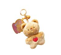 Lerpwige Beurrier Ours Sac d'école Pendentif Ours Clé Grand Ours Doux Dessin Animé Charme pour Garçons Filles Exercice Jouet