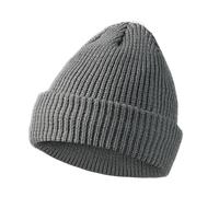 Lerpwige Bonnet réfléchissant sans bord pour l'extérieur Pull sûr et confortable avec tête de mort extensible pour coureurs de nuit, cyclistes, sécurité, gris foncé, taille unique