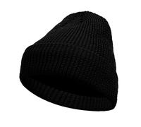 Lerpwige Bonnet réfléchissant sans bord pour l'extérieur Pull sûr et confortable avec tête de mort extensible pour coureurs de nuit, cyclistes, sécurité, Noir , taille unique