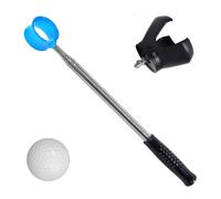 Lerpwige Boule de golf télescopique pour ramasser les griffes Outil de ventouse en acier inoxydable Picker pour creuser les pics télescopiques en acier inoxydable