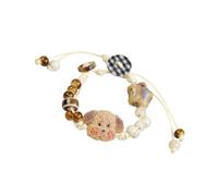 Lerpwige Bracelet en céramique robuste avec des couleurs durables Bracelet élégant à perles Idéal pour les fêtes vestimentaires quotidiennes et les voyages