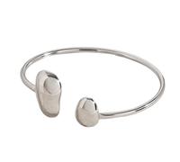 Lerpwige Bracelets vintage tendance en acier inoxydable - Bracelet géométrique irrégulier - Convient pour les fêtes et le quotidien, taille unique, Comme décrit