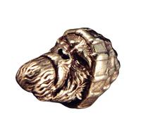 Lerpwige Breloque unique en laiton avec pendentif en paracorde tissée élégante - Accessoire de bijoux pour les amateurs d'artisanat, sac à dos, décoration à suspendre, taille unique, Comme décrit