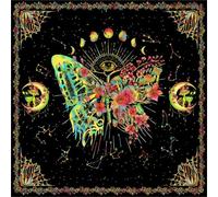 Lerpwige Butterfly Moon Tarots Nappe Cartes de Dieu Table Tapisserie Astrologys Sorcellerie