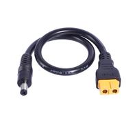 Lerpwige Câble mâle DC5,5 x 2,1 mm / DC 5,5 x 2,5 mm - 30 cm - Avec extrémité femelle XT60 - Pour panneau solaire et télécommande - Réseaux de jouets