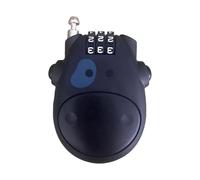 Lerpwige Câble télescopique réglable à 4 images, pour l'extérieur, mots de passe, anneaux, pour motos, casques, sac de ski, scooter avec combinaison fixe