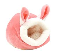 Lerpwige Cage À Hamster pour Rongeurs Hamac Lit pour Lapin Fournitures De Maison Cochon d'Inde Furet Nid en Velours pour Dormir Chaud Petits Articles pour Animaux De Compagnie Draps pour Animaux De