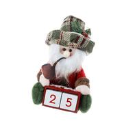 Lerpwige Calendrier de Noël pratique pour compte à rebours Yuletid Avent Calendrier Ornement Noël Peluche Compte à rebours