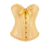 Lerpwige Ceinture élastique pour femme, corset sans couture, contrôle du ventre, postures confortables, respirant, gainant quotidien, absorbe la transpiration, amincissant la taille, or, L