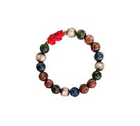 Lerpwige Chaîne à main en perles faites à la main - Accessoire de mode - Bijoux élégants pour attirer la prospérité et le succès - Bijoux Feng Shui, 14mm, Comme décrit