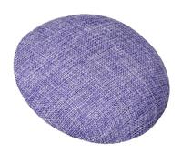 Lerpwige Chapeau bibi en sinamay de 15 cm pour femme, accessoire de chapellerie, accessoire de cocktail, théière, base ronde, accessoire de chapeau de fête, violet clair, Taille unique