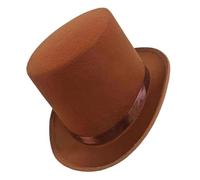 Lerpwige Chapeau haut-de-forme en feutre pour adultes - Costume de majordome - Chapeau sterevunk victorien - Chapeaux de fête - Cadeau fantaisie