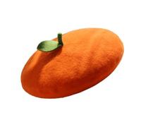 Lerpwige Chapeau rond texturé doux avec haut, mandarine