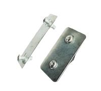Lerpwige Classes de panier de vélo en métal solide - Plaques de support pour vélos - Pour une installation sûre sur différents modèles - Plaques de stabilisateurs universelles