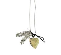 Lerpwige Collier avec pendentif en forme d'initiale romantique avec accents de perles - Bijoux en alliage robuste - Idée cadeau idéale pour un usage quotidien, taille unique, Comme décrit, Comme