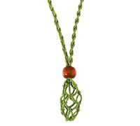 [Lerpwige] Collier avec support en pierre vide, collier d'échange, corde réglable, collier en pierre pour accessoires