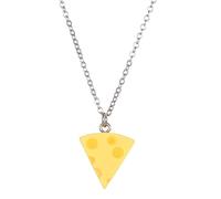 Lerpwige Collier fromage mignon design fromage mode amitié pendentif collier pendentif simulé ras-de-cou pour femmes simulation, taille unique, Comme décrit, Comme décrit