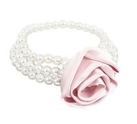 Lerpwige Collier ras-du-cou vintage en résine résistante aux allergies - Option durable pour les peaux sensibles - Collier rose classique, One Size, Comme décrit, Comme décrit.