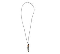 Lerpwige Collier tendance avec pendentif en forme de pomme de pin - En alliage - Réglable - Cordon noir - Pour un usage quotidien - Bijou élégant pour femme, One Size, Comme décrit, Comme décrit.