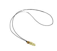 Lerpwige Collier tendance avec pendentif en forme de pomme de pin - En alliage - Réglable - Cordon noir - Pour un usage quotidien - Bijou élégant pour femme, One Size, Comme décrit, Comme décrit.