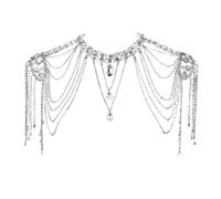 Lerpwige - Collier tendance avec strass pour femme