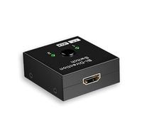 Lerpwige Commutateur HDTV bidirectionnel HDTV - Répartiteur HDTV - Sortie son vidéo 4K - Pour moniteurs TV et projecteurs