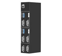 Lerpwige Commutateur KVM DisplayPort 8K 4K avec commutateur de fil simple pour deux ordinateurs pour bureau multimédia salle de réunion