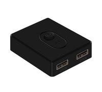 Lerpwige Commutateur USB 2.0/3.0 bidirectionnel USB 2 en 1 sortie/1 en 2 sorties pour ordinateur partage claviers partage USB pour imprimante