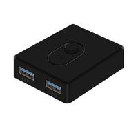 Lerpwige Convertisseur de commutateur USB 2.0/3.0 bidirectionnel 2 en 1 sortie/1 en 2 sorties pour ordinateur, partage, clavier, partage USB pour imprimante