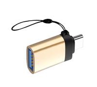 Lerpwige Convertisseur portable de type C vers USB avec durabilité améliorée, prend en charge les périphériques de stockage externes et les protocoles de charge rapide, adaptateur USB OTG haute