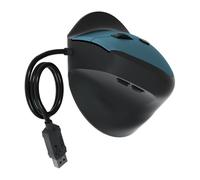 Lerpwige Cordon Vertical 6 Boutons Programmable 3 Réglables 1600DPI Ergonomique USB Droitier Vertical Pour Bureau