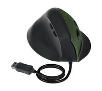 Lerpwige Cordon Vertical 6 Boutons Programmable 3 Réglables 1600DPI Ergonomique USB Droitier Vertical Pour Bureau