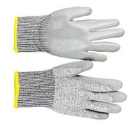 Lerpwige Coupe de gants de protection 2 paires de gants de travail Gants de travail Gants de sécurité résistants Gants d'épreuve coupés