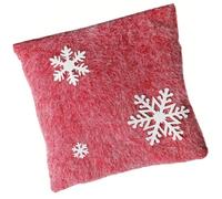 Lerpwige Coussin décoratif en forme de flocon de neige en peluche pour le cou et le confort lombaire Idéal pour donner un accessoire pendant les vacances