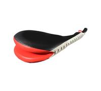 Lerpwige Coussinets de kickboxing double surface avec poignées - Cibles de pied de karaté pour entraînement double face pour l'entraînement de kickboxing et de karaté