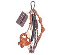 Lerpwige Créatif Pâte alcaline Porte-clés Origine Designs torsadés uniques Porte-clés portable amateurs Vêtements décontractés