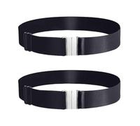 Lerpwige Cuisse Haute Jarretière Haute Élastique Réglable Bas Jambe avec Métal Les Cuisses Épais pour Femmes sont élastiques, Noir , 1 item