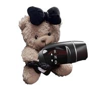 Lerpwige Décoration de tableau de bord en peluche douce pour rétroviseur et virage, accessoire d'intérieur de voiture, essuie-glace, changement de vitesse